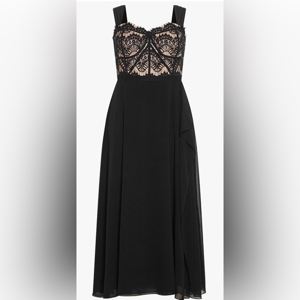 City Chic Classic Black A-Line Skirt